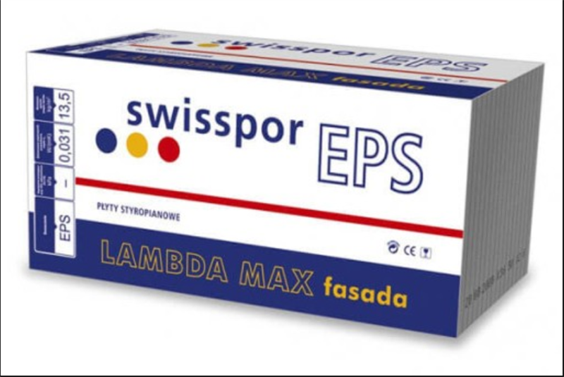 Styropian elewacyjny 7 cm SWISSPOR LAMBDA MAX Grafitowy 031